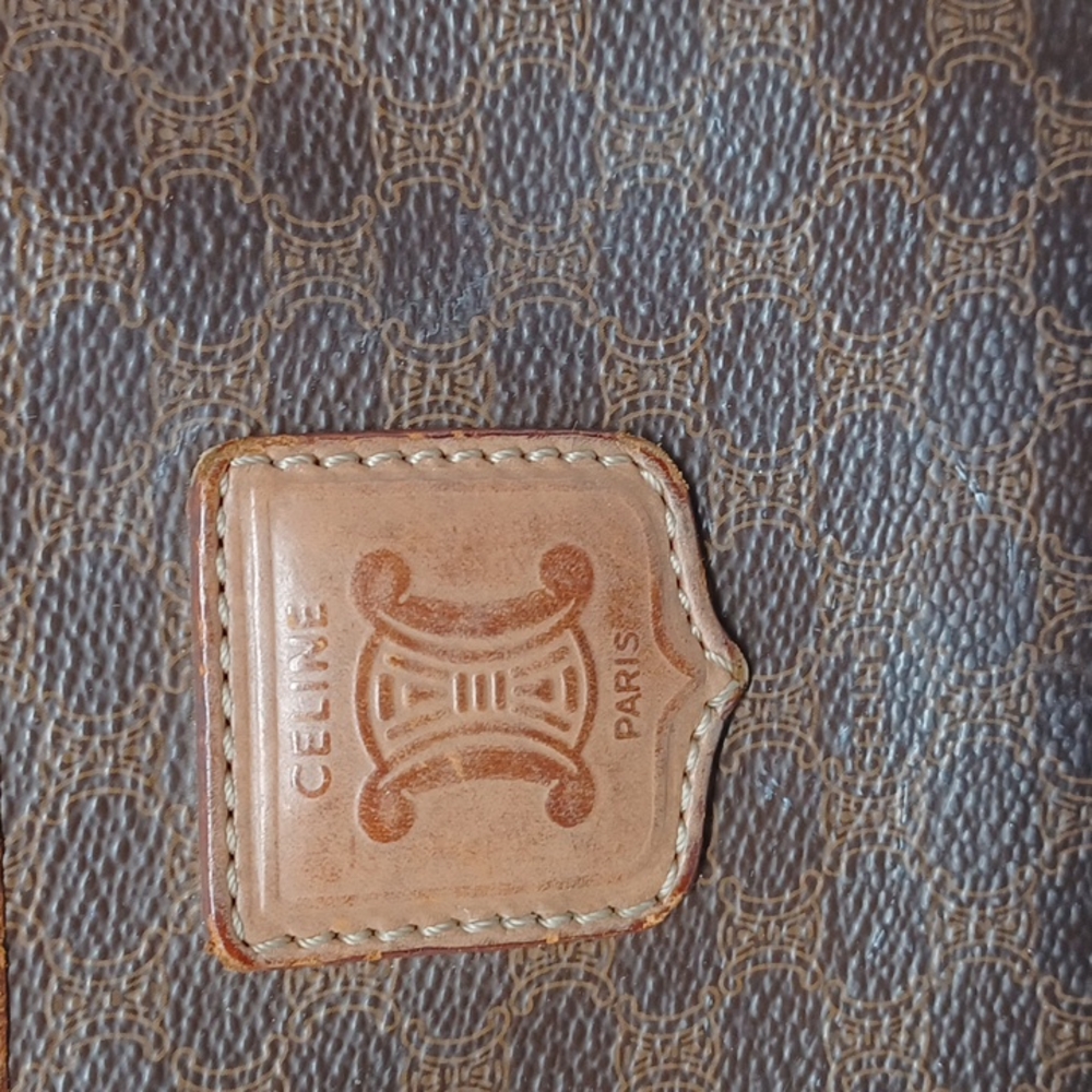 $500 Auth Celine Boston Bag 12" Satchel Brown - Picture 2 of 8